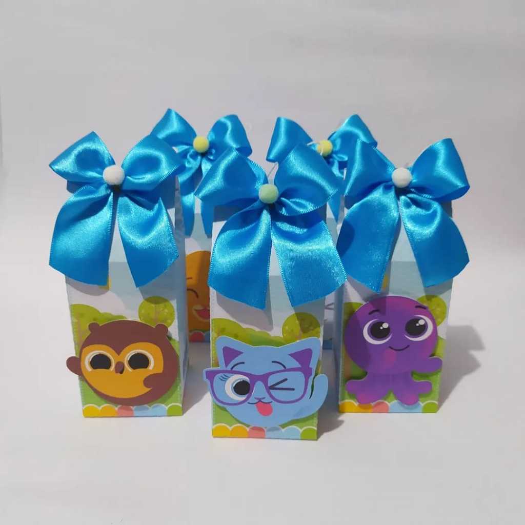Kit Festa - Lembrancinhas Personalizada Bolofofo Menino - Aniversário - Caixinhas Personalizadas - Papelaria Personalizada