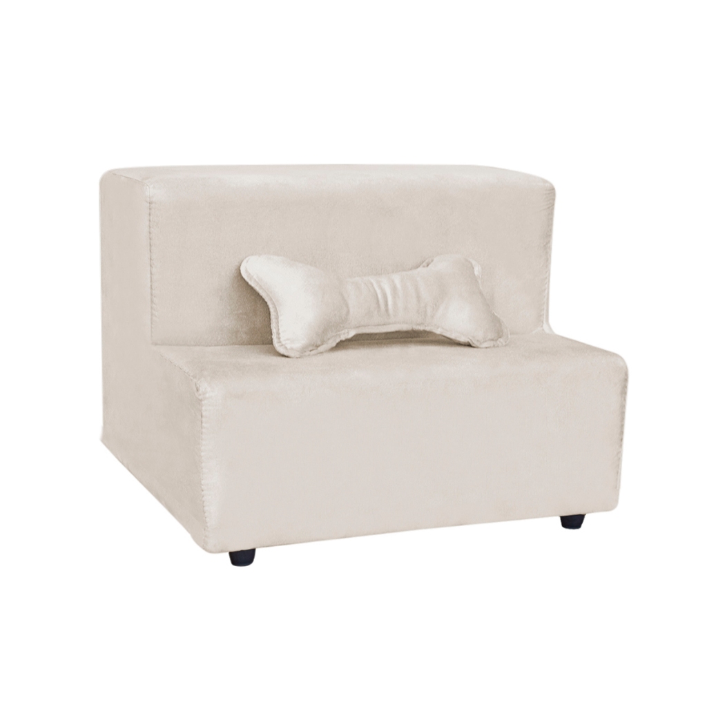 Escada Pet 2 Degraus Almofadada em Veludo Várias Cores para Cachorros e Gatos - Belim Móveis em Oferta na Shopee