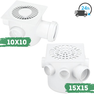 CAIXA SIFONADA ralo 10x10×50/ 15×15×50 BIANPLAST Envio Já
