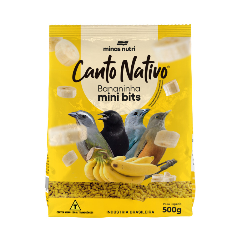 Canto Nativo Bananinha Mini Bits 500g / Val. 20/03/26 em Oferta na Shopee