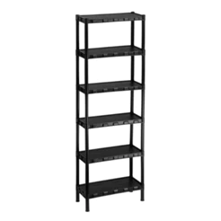 Estante Prateleira Modular Multiuso Organizadora Plástico com 6 Prateleiras - COM PEZINHOS