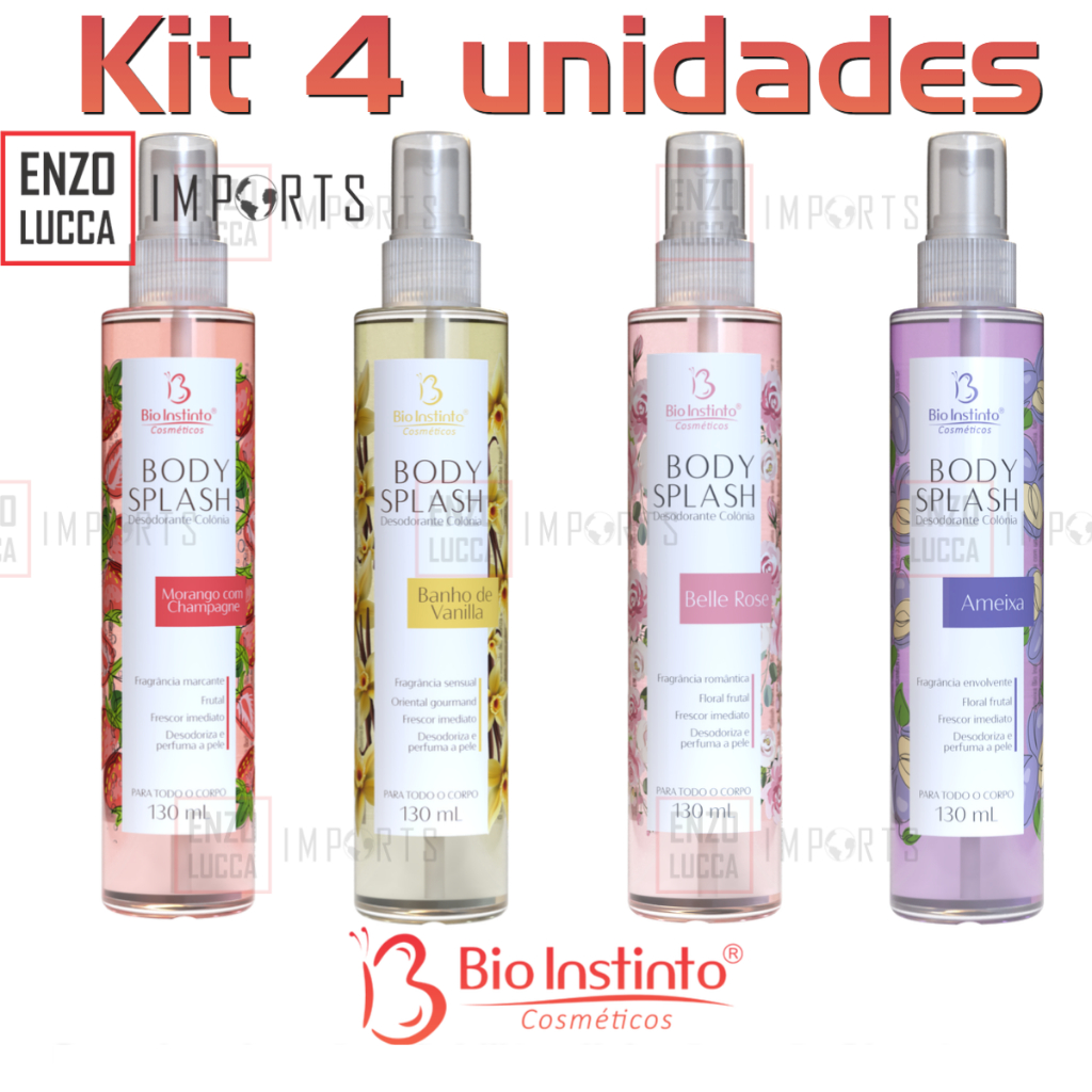 Desosodorante Colônia Body Splash 130ml - Bio Instinto em Oferta na Shopee