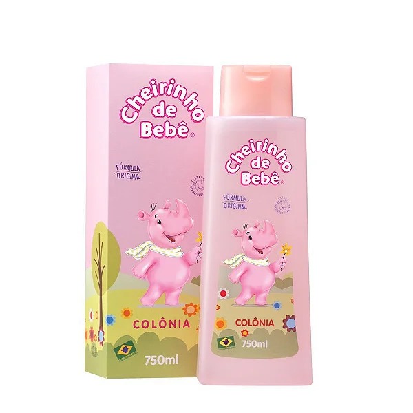 Colônia Cheirinho De Bebê Rosa - 750ml
