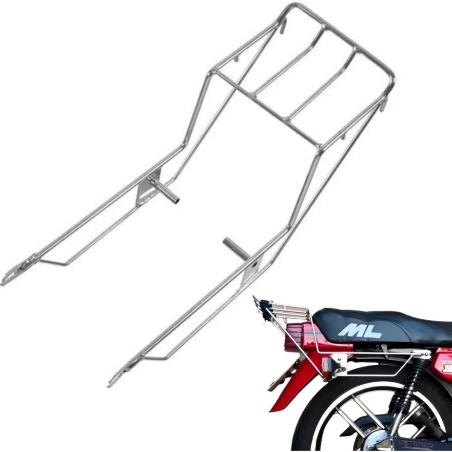 Bagageiro Aço Maciço Peso no Amortecedo Honda Cg 125 1983 À 1990