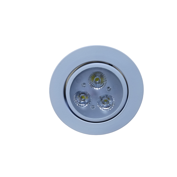 Spot  Direcional Embutir teto De led 3w Redondo Bivolt