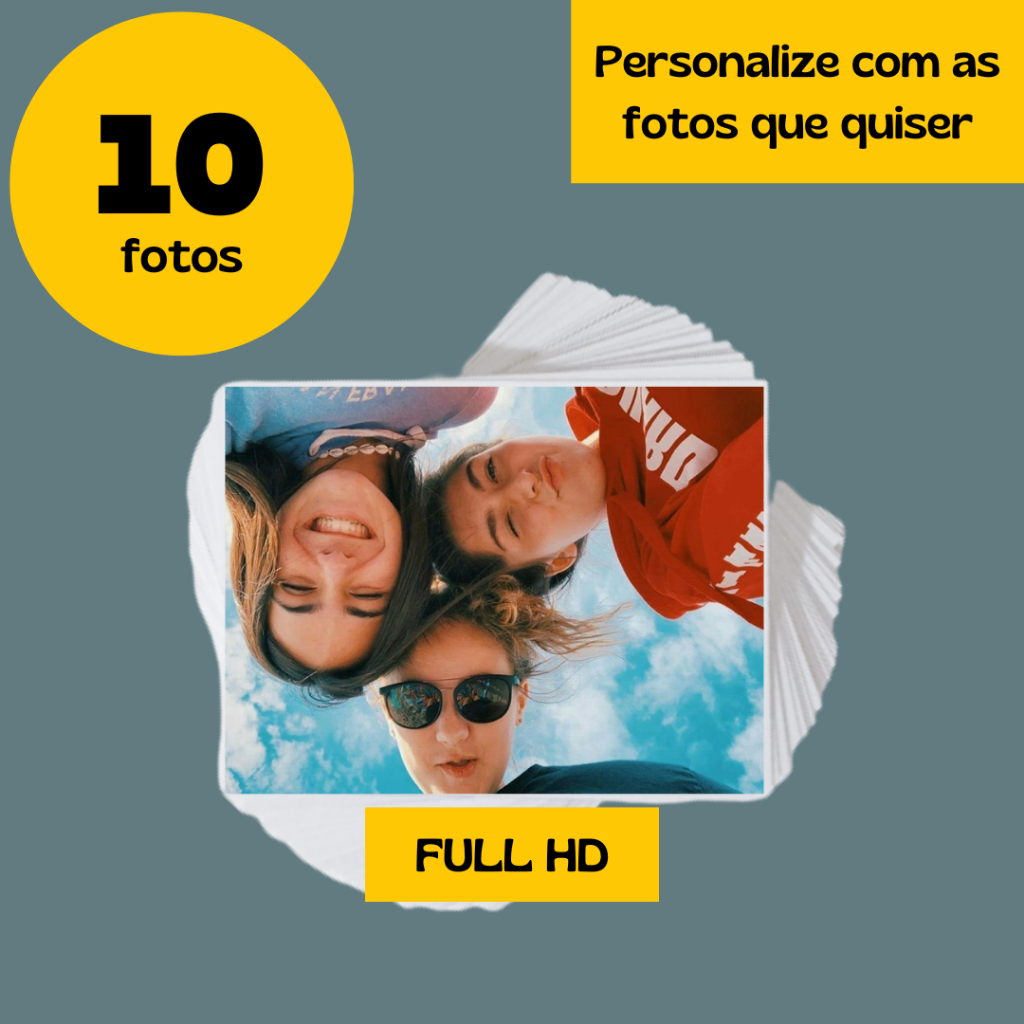 REVELAÇÃO FOTO 10X15 COM 10 UNIDADES - IMPRESSÃO FULL HD