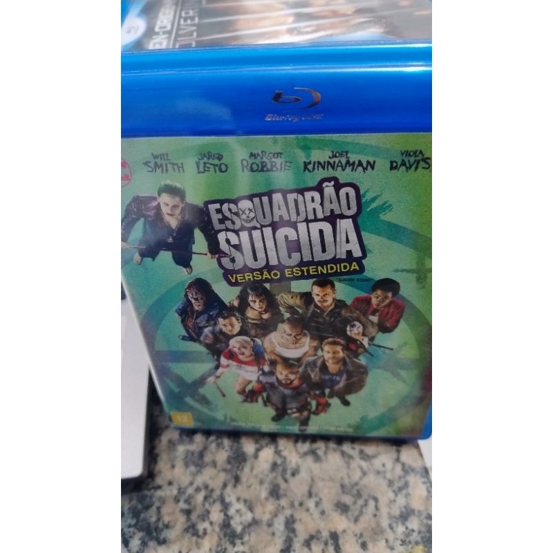 esquadrão suicida blue Ray DC comics