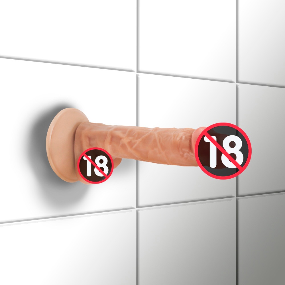 Pênis Realístico com Ventosa 16cm, Dildo Macio, Prótese Peniana Macia – Modelo Hermes (Aine) em Oferta na Shopee