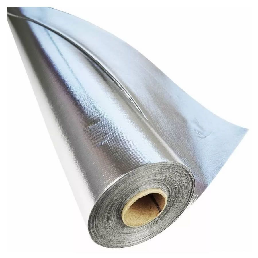 Manta Térmica Foil Dupla Face por M² Subcobertura Telhado Diminui Temperatura Controle Térmico