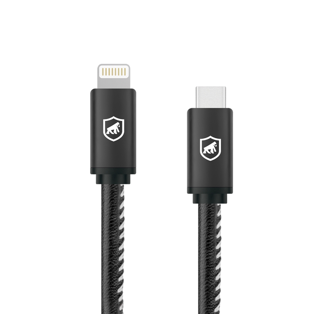 Cabo Turbo GShield 1,5m Lightning para Type C, Cobre Ionizado e Carregamento Rápido Homologado MFI em Oferta na Shopee
