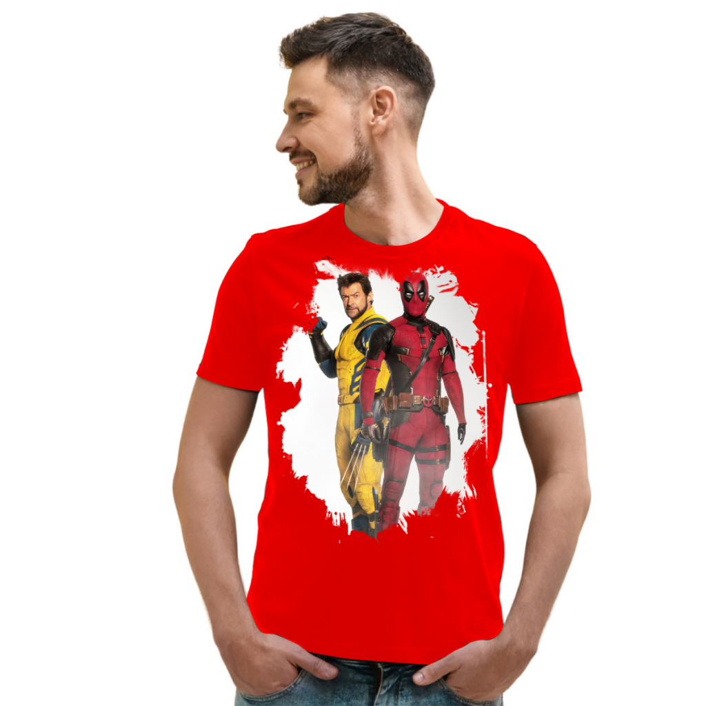 ENVIO IMEDIATO CORES E ESTAMPAS DIVERSAS DEADPOOL E WOLVERINE 100 % ALGDAO