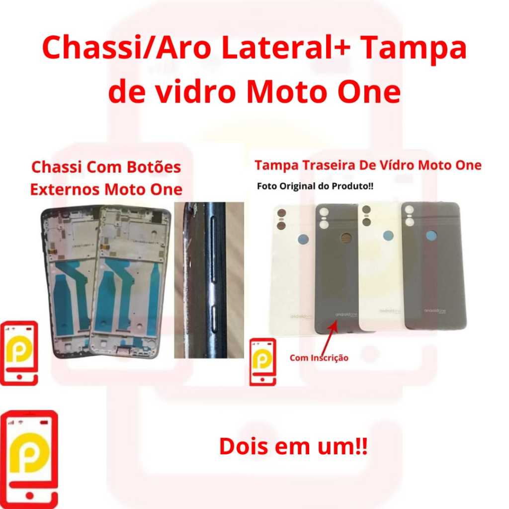 Tampa + Chassi Traseiro Moto One em Oferta na Shopee