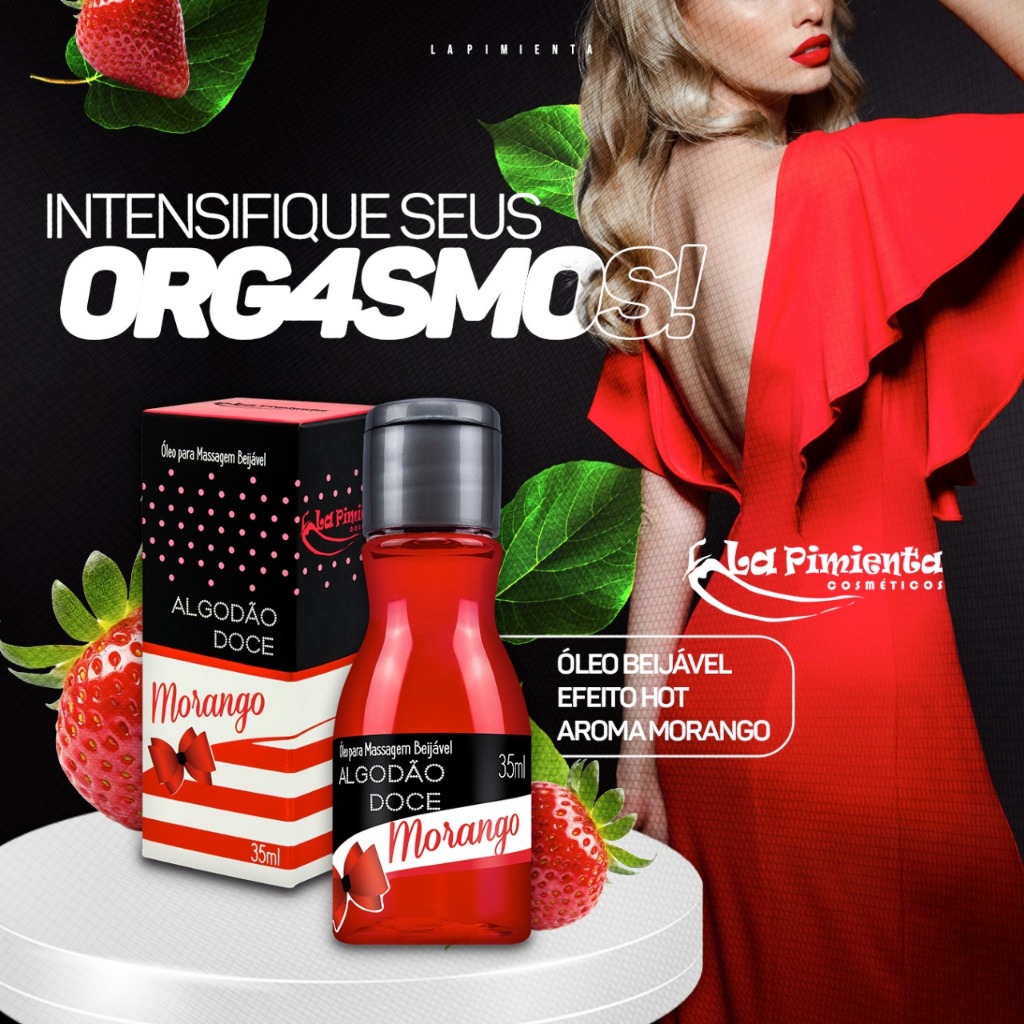 GEL ALGODÃO DOCE SABORES COM SENSAÇÃO HOT