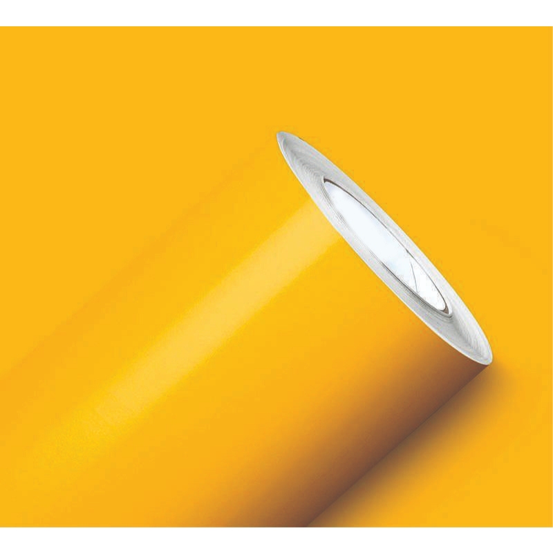 Adesivo Vinílico Envelopar Móveis Vidro Fogão Amarelo Médio 1mx50cm em Oferta na Shopee