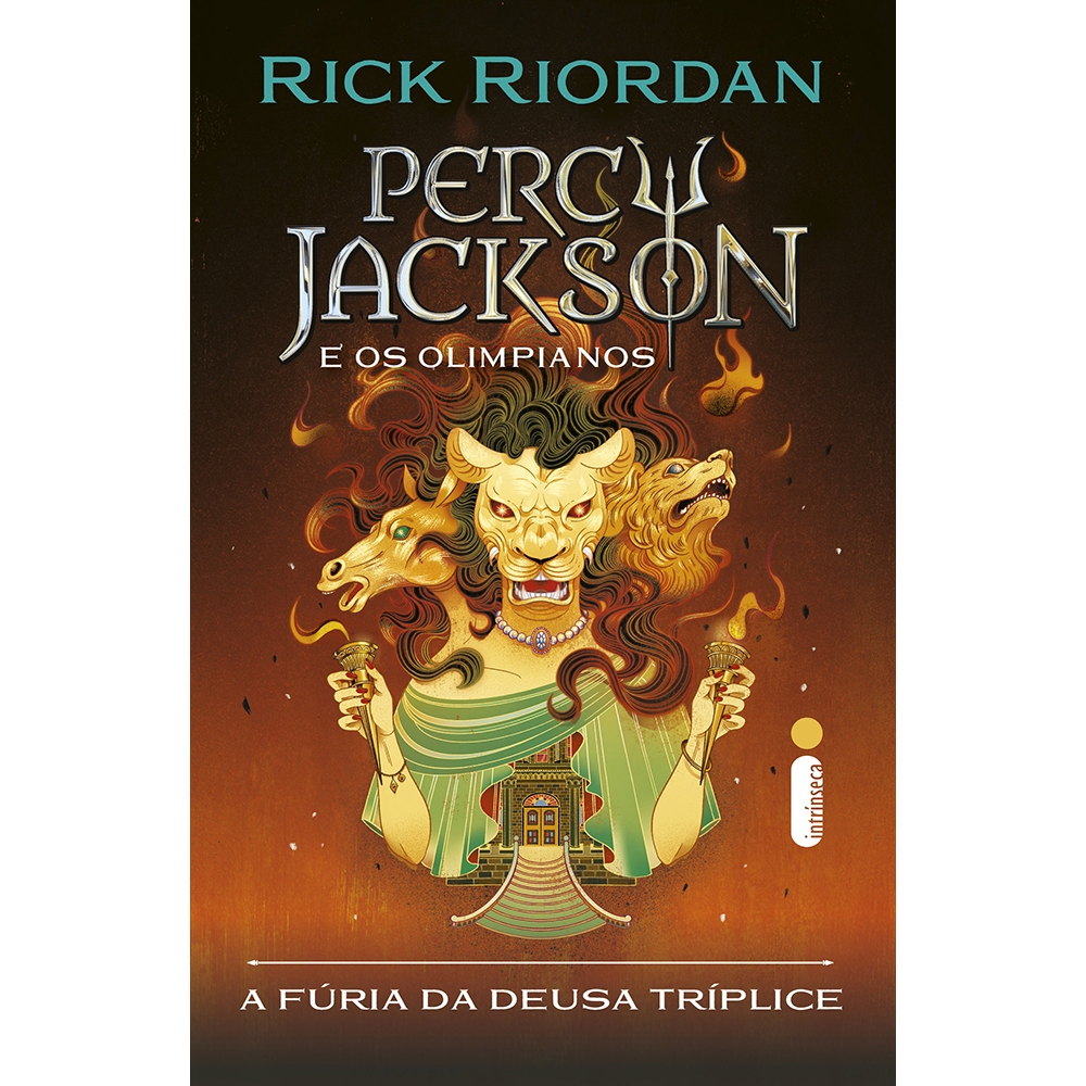 Livro A fúria da deusa tríplice Série Percy Jackson e os olimpianos: As aventuras do último ano Rick Riordan Intrínseca em Oferta na Shopee