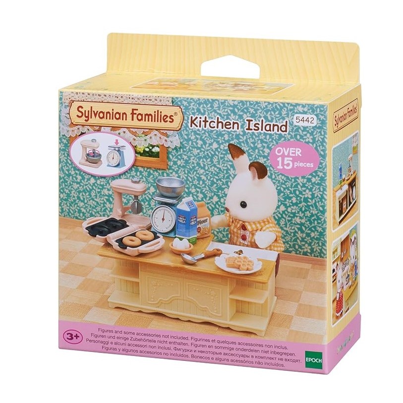 Sylvanian Families Conjunto Cozinha Com Ilha - Epoch