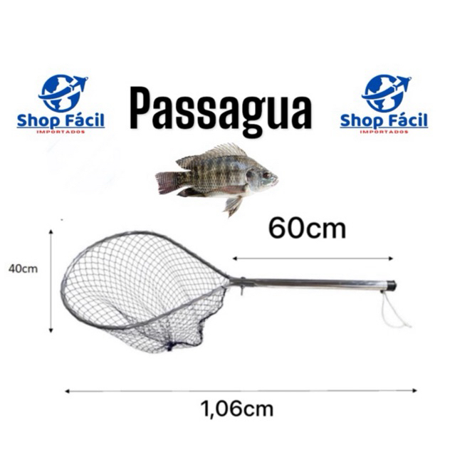 Passagua Para Pesca Em Caiaque nylon (oval)
