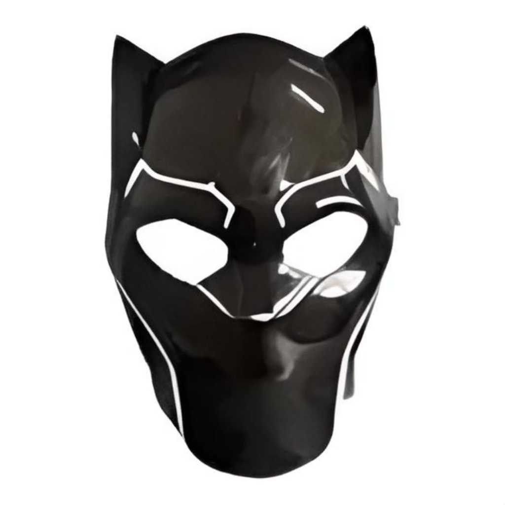 Máscara De Plástico Personagem Pantera Negra em Oferta na Shopee