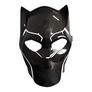 Máscara De Plástico Personagem Pantera Negra em Oferta na Shopee