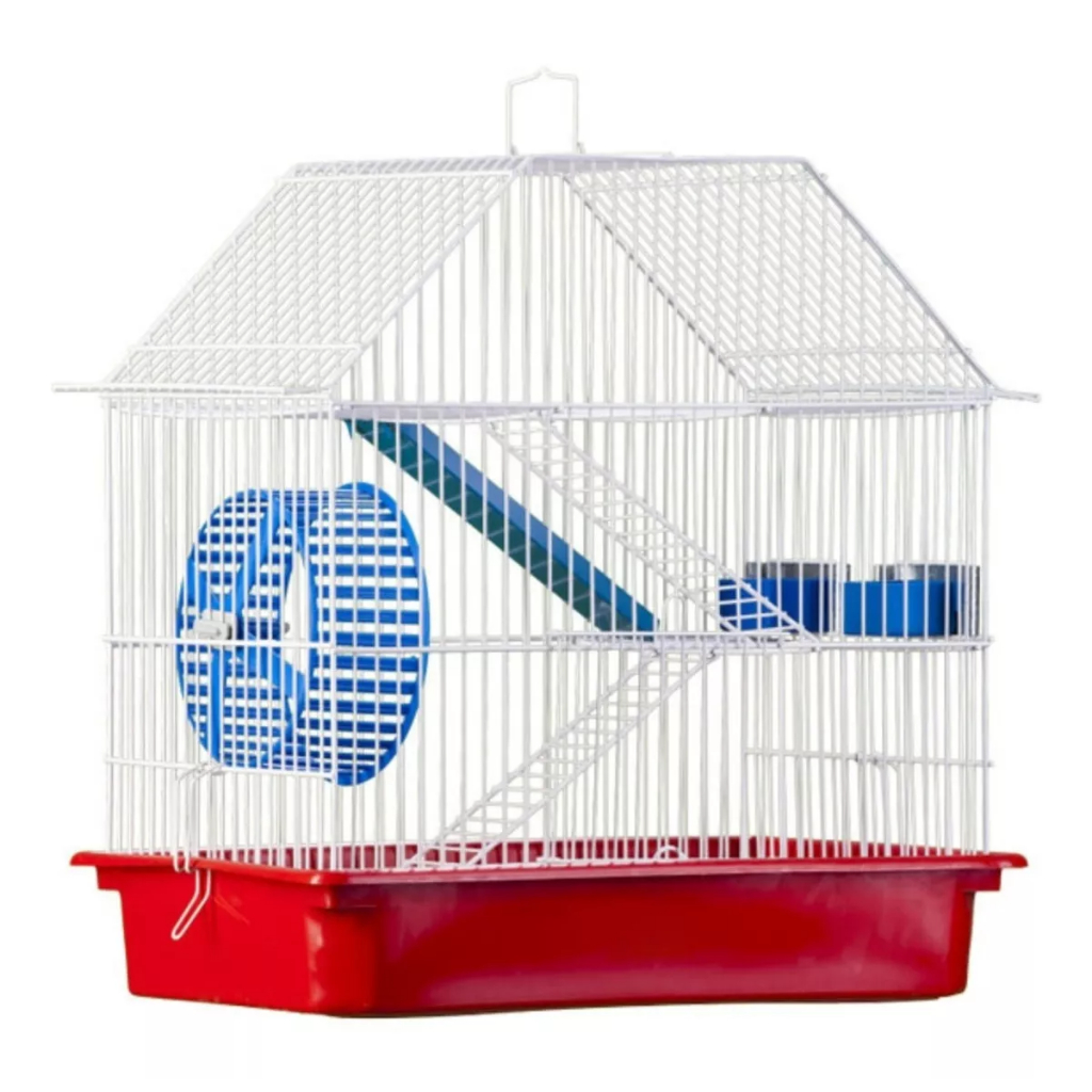 Gaiola Hamster Delta Parque Epoxi bandeja vermelha - Gaiolas Londrina