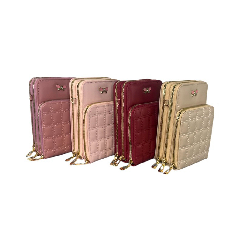 Bolsa Transversal Feminina Moda Femina Porta Celular Com 3 Divisórias em Oferta na Shopee