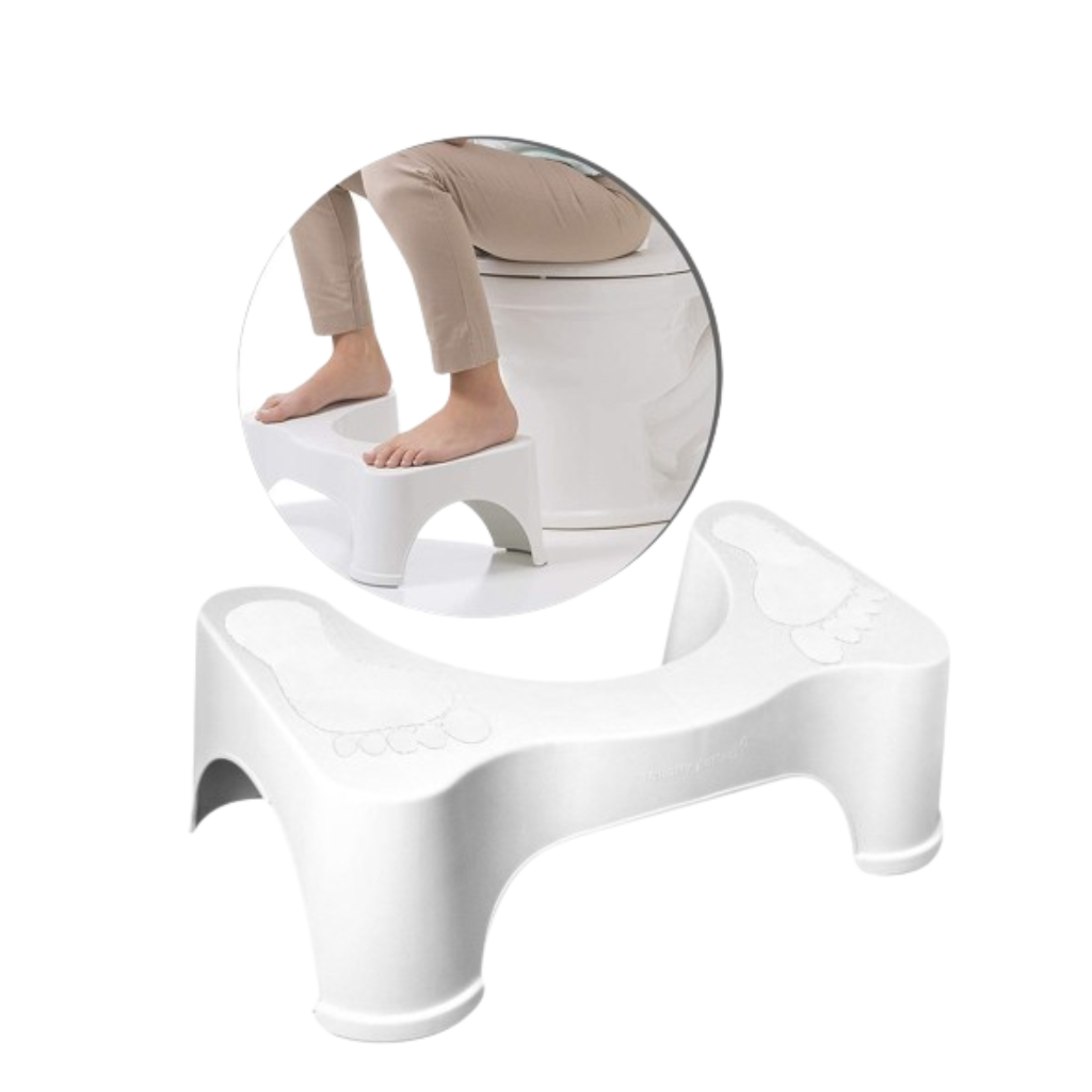 Banco de Cócoras Apoio Vaso Sanitário Para Pés Banco Banquinho