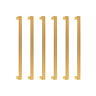 Kit 6 Puxadores Space Alça Para Gavetas Móveis Guarda Roupa Cômoda 256mm em Oferta na Shopee