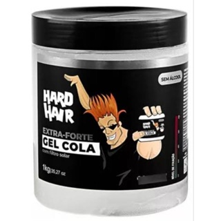 Gel Cola Incolor Hard Hair 1kg - 1 unidade em Oferta na Shopee