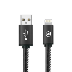 Cabo Carregamento Rápido Turbo Militar 1,5m Lightning Usb-a Certificado Mfi Homologado Phone / iPad