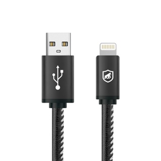 Cabo Carregamento Rápido Turbo Militar 1,5m Lightning Usb-a Certificado Mfi Homologado Phone / iPad em Oferta na Shopee