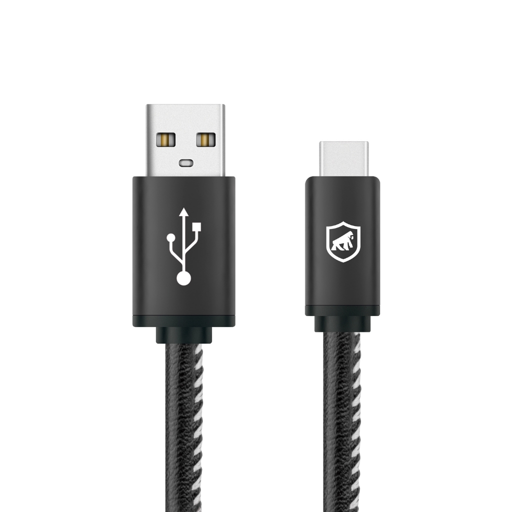 Cabo Turbo Carregamento Rápido Militar 1,5m Type C Tipo C / Usb-A Até 15w Original Gshield...