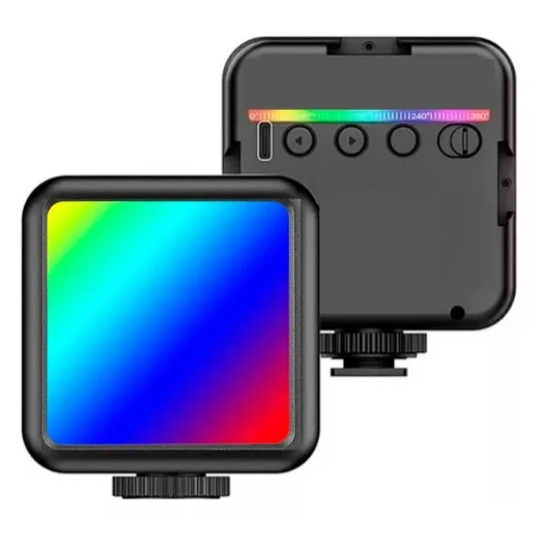 Iluminador Led Para Câmeras Fotografia Profissional Modelo VL49RGB