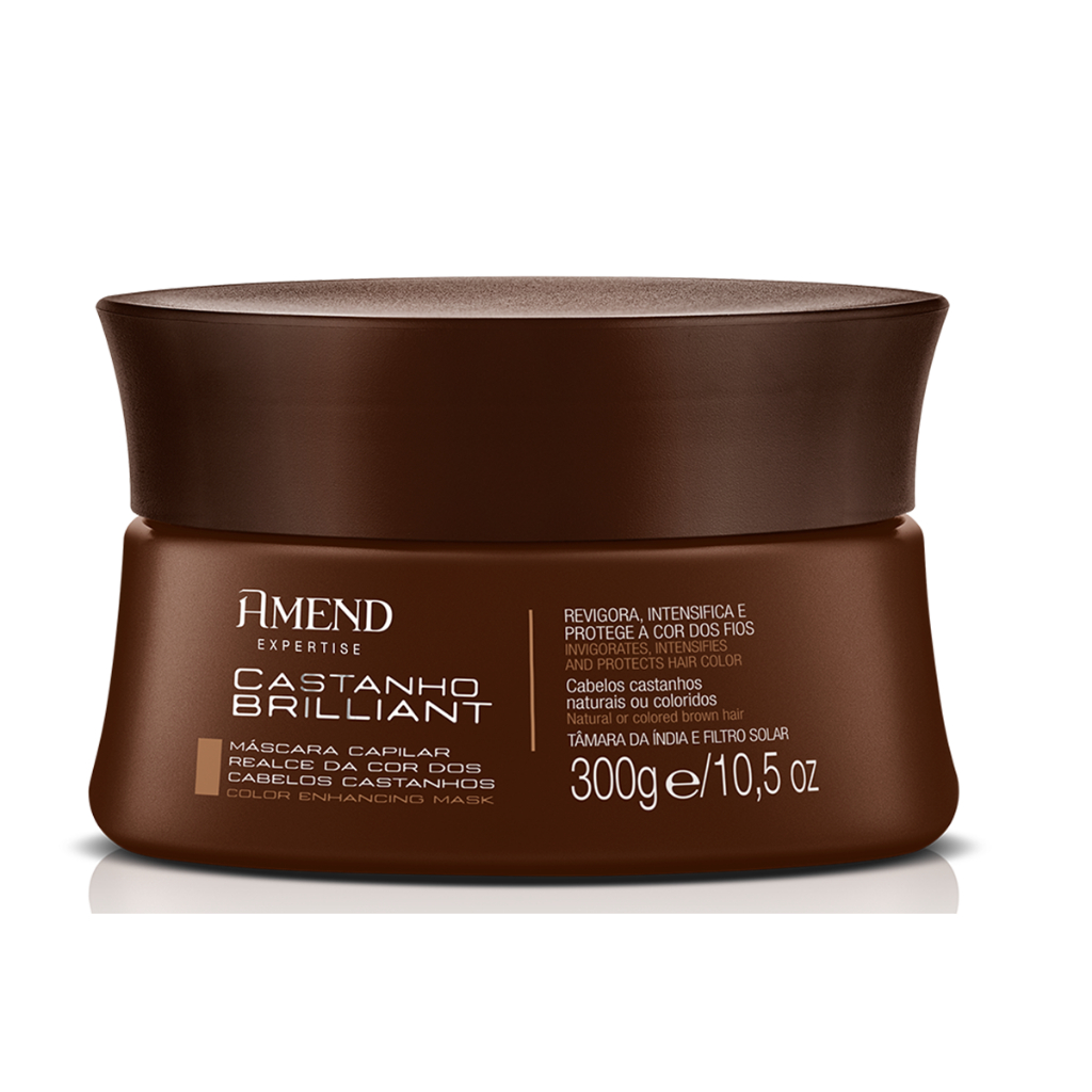 Amend Mascara realce da cor castanho expertise 300g em Oferta na Shopee