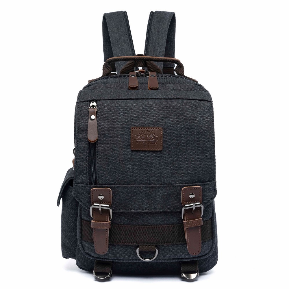 Mochila Trekker Transversal Espaçosa Reforçada Ajustável Viagem Passeio Trabalho Bolsa Masculina Feminina Grande