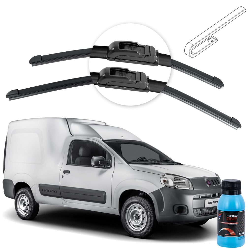 Palheta Limpador de Parabrisa Fiat Fiorino ano 13 a 21 Universal