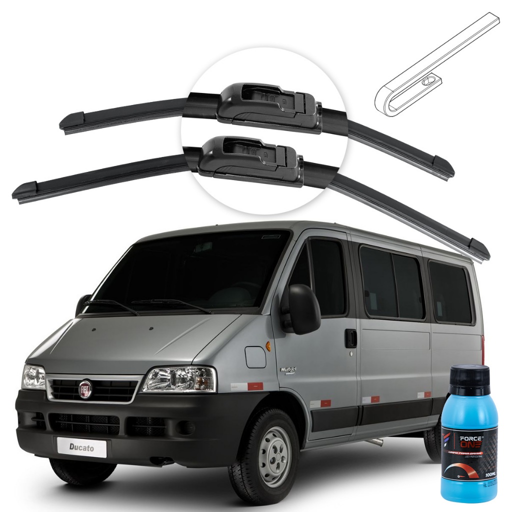 Palheta Limpador de Parabrisa Fiat Ducato ano 94 a 17 Universal em Oferta na Shopee