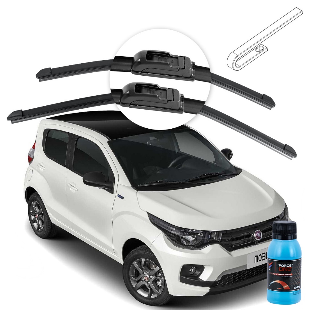 Palheta Limpador de Parabrisa Fiat Mobi ano 16 a 20 Universal em Oferta na Shopee
