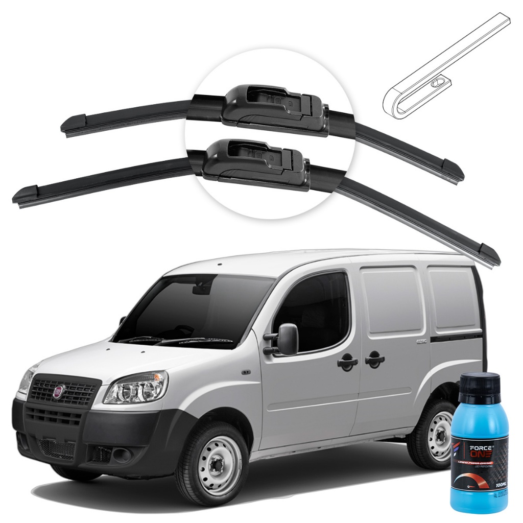 Palheta Limpador de Parabrisa Fiat Doblo ano 10 a 17 Universal em Oferta na Shopee