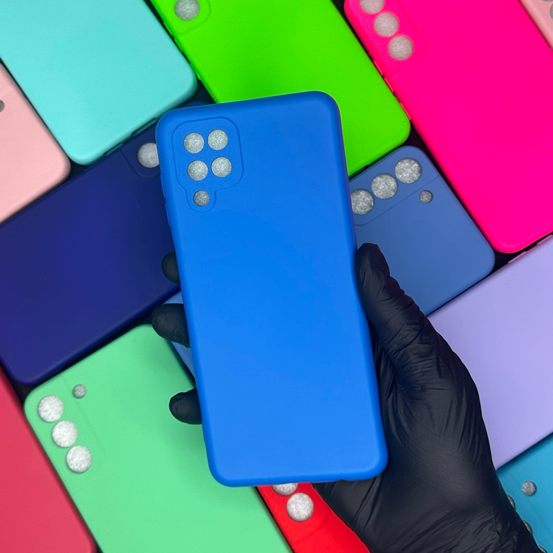 Capa Capinha Samsung Galaxy A12 / M12 Silicone Aveludado em Oferta na Shopee