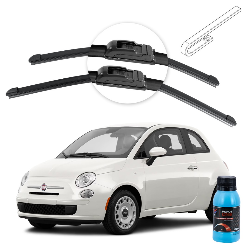 Palheta Limpador de Parabrisa Fiat 500 ano 12 a 15 Universal em Oferta na Shopee