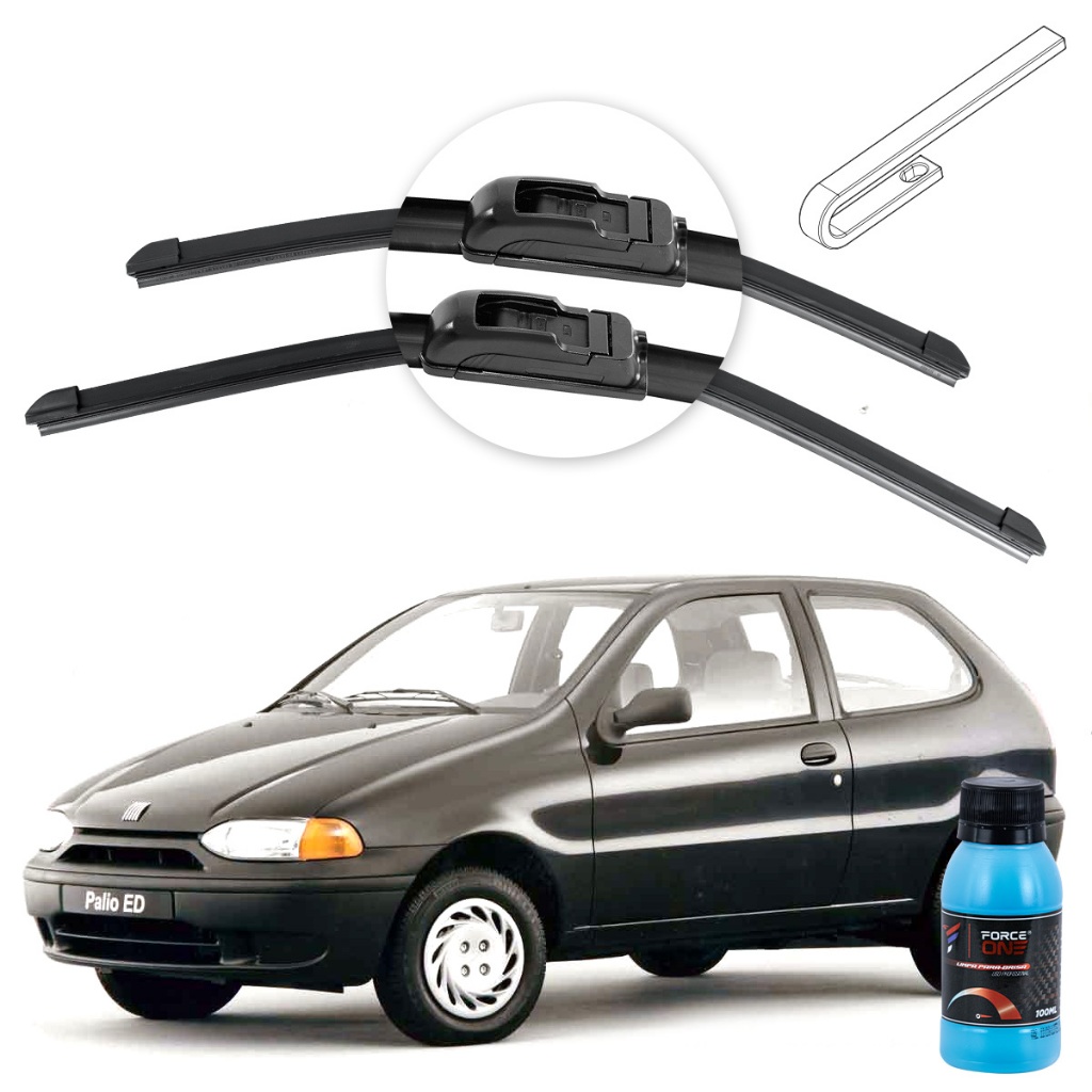 Palheta Limpador de Parabrisa Fiat Palio Young ano 01 a 02 Universal em Oferta na Shopee
