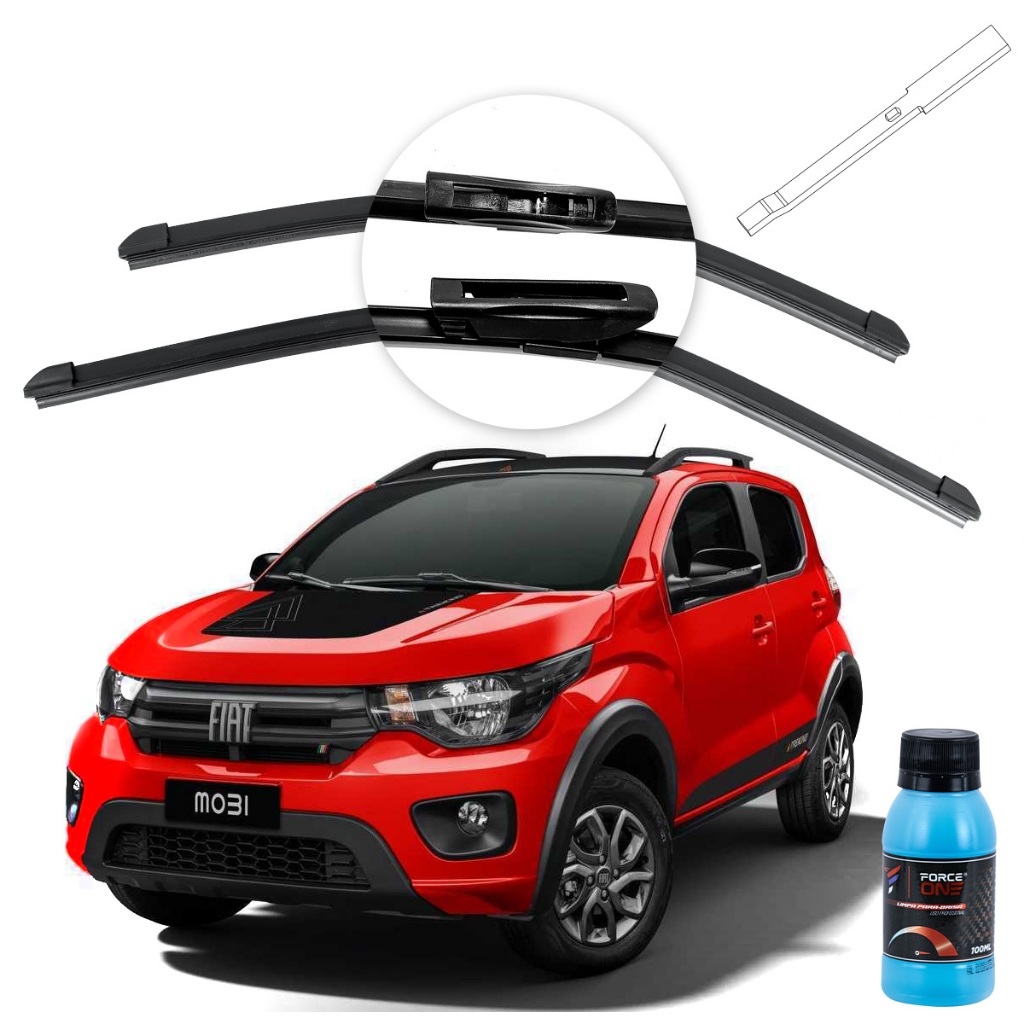 Palheta Limpador de Parabrisa Fiat Mobi ano 19 a 2024