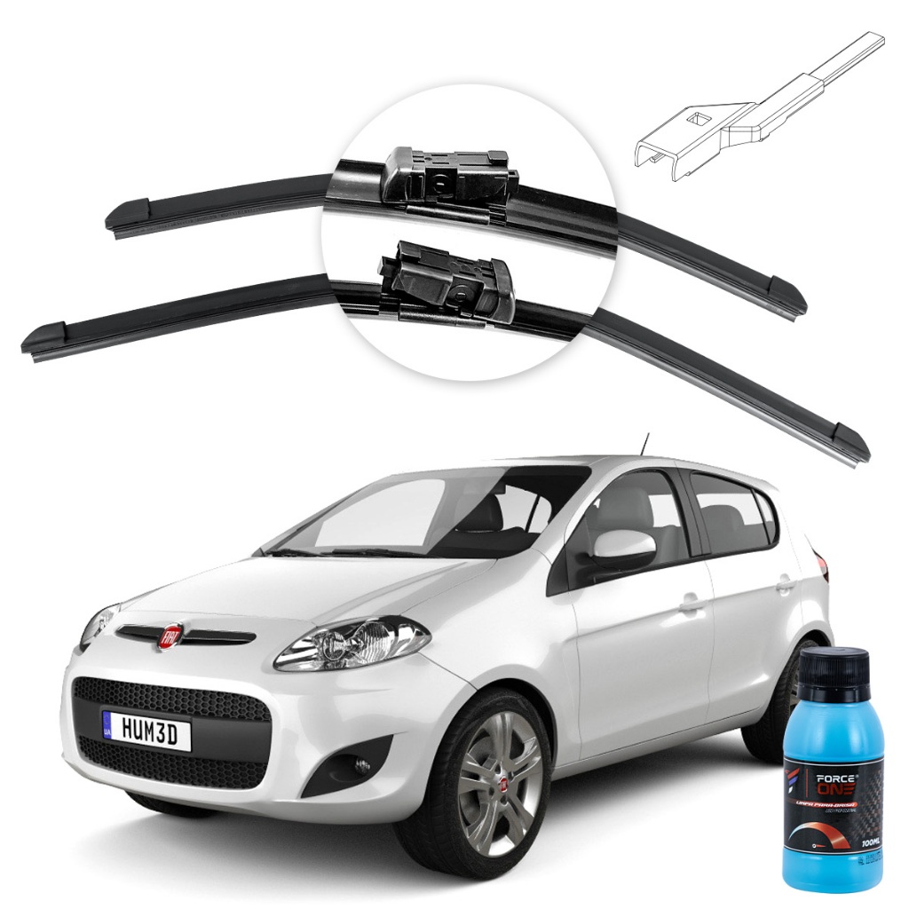 Palheta Limpador de Parabrisa Fiat Palio G2 ano 12 a 18 Especifica