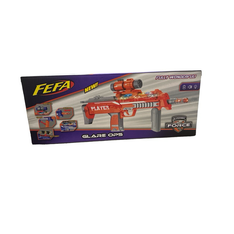 PISTOLA A PILHA FEFA Com Sons E Luzes A Pilha Nanfer