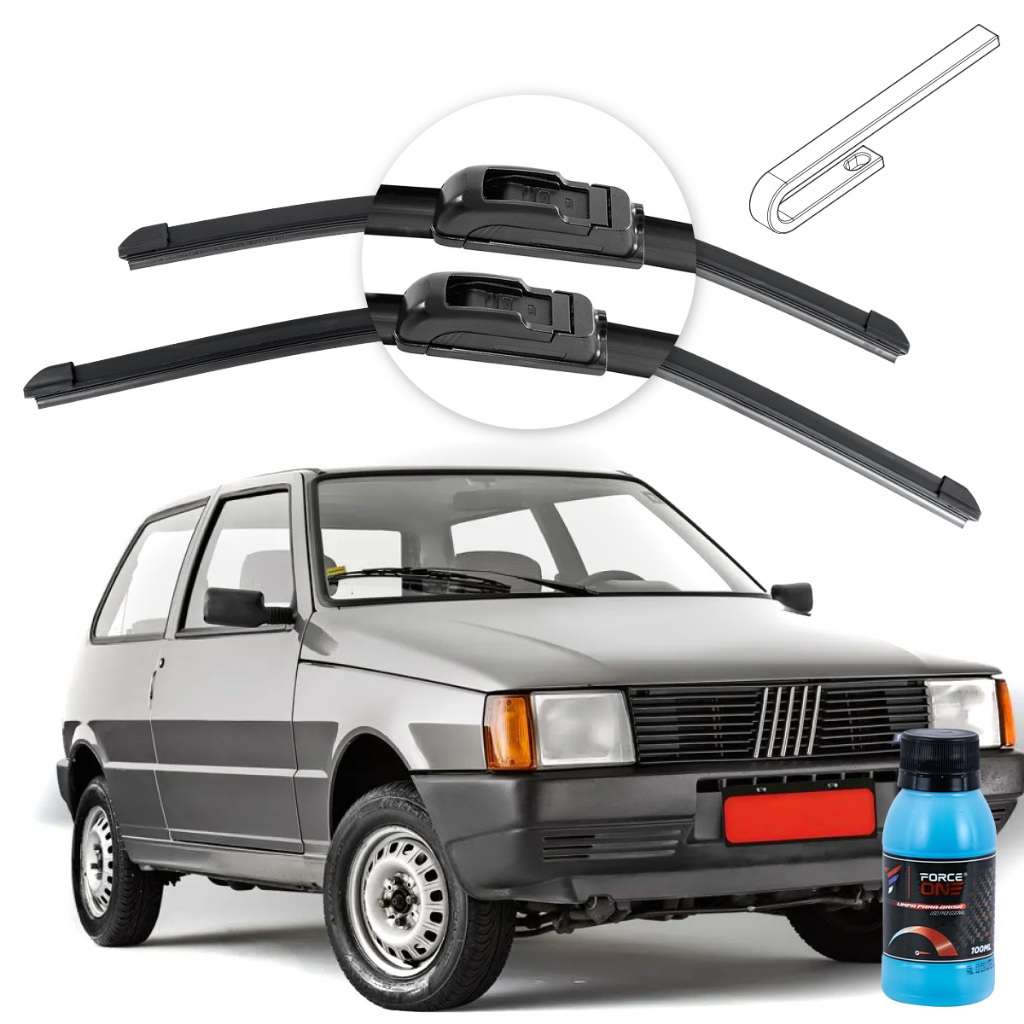 Palheta Limpador de Parabrisa Fiat Uno Mille ano 84 a 94 Universal em Oferta na Shopee