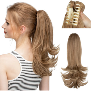 Rabo De Cavalo Com Piranha Ondulado Fibra Orgânica em Oferta na Shopee