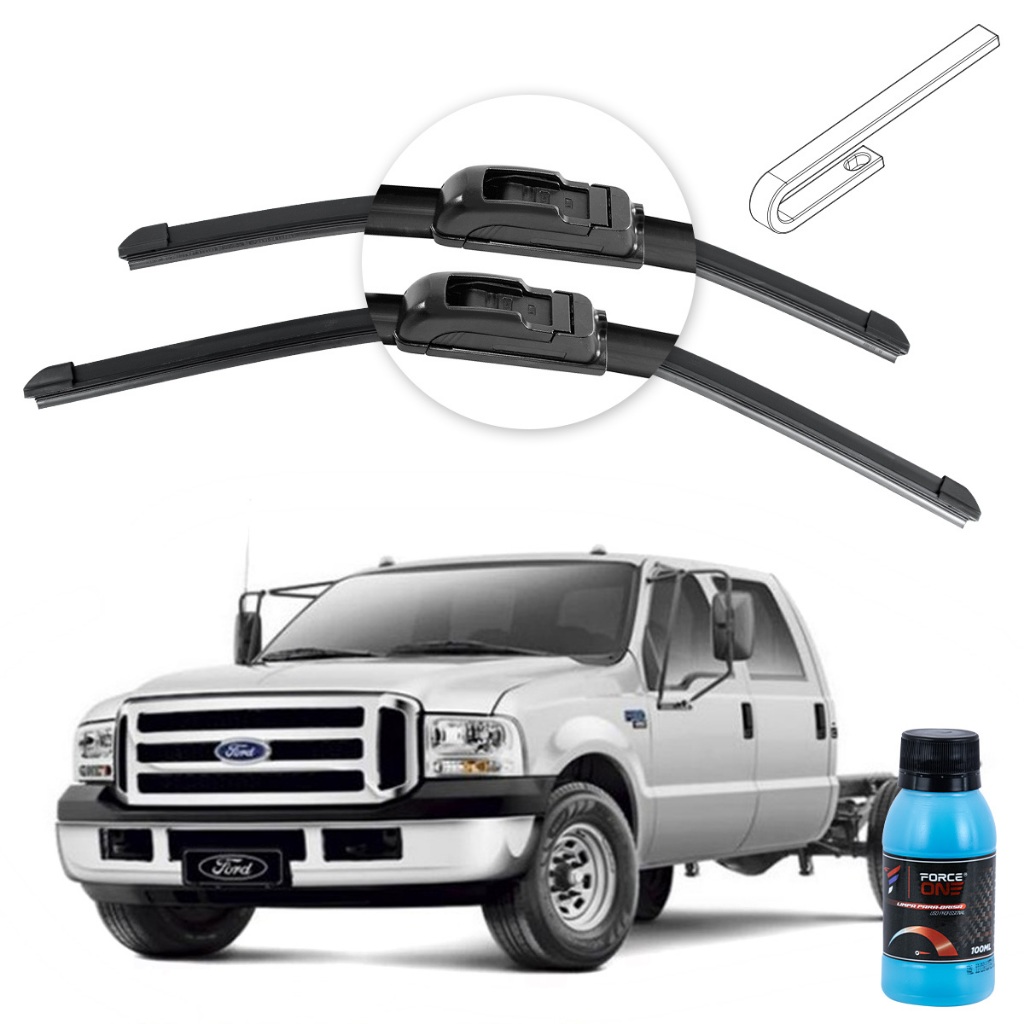 Palheta Limpador de Parabrisa Ford F 350 / F250 ano 98 a 2024 em Oferta na Shopee