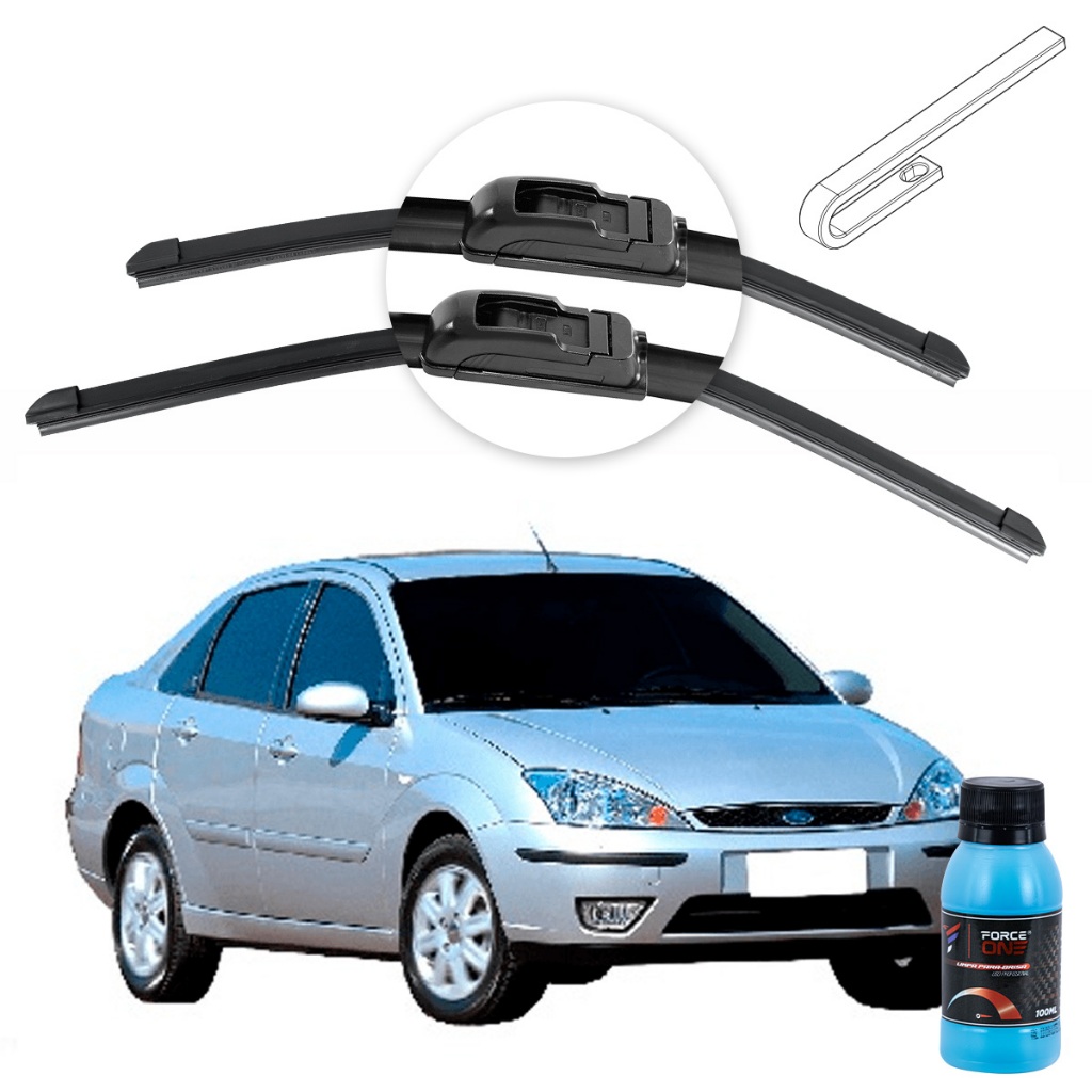 Palheta Limpador de Parabrisa Ford Focus Sedan ano 00 a 07 Universal em Oferta na Shopee