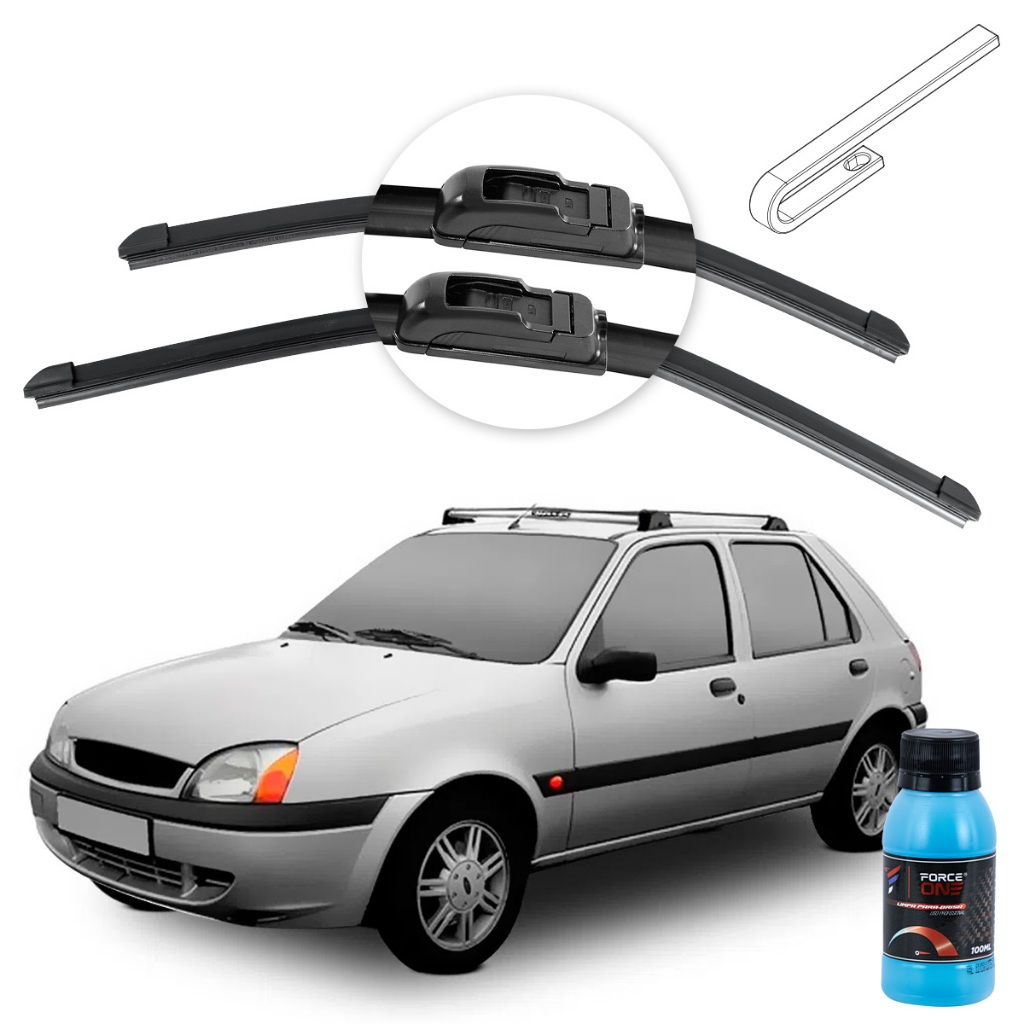 Palheta Limpador de Parabrisa Ford Fiesta Hatch Street ano 96 a 07 Universal em Oferta na Shopee