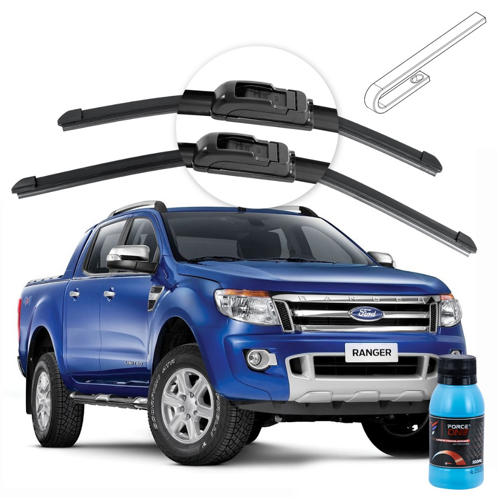 Palheta Limpador de Parabrisa Ford Ranger ano 12 a 16 Universal em Oferta na Shopee
